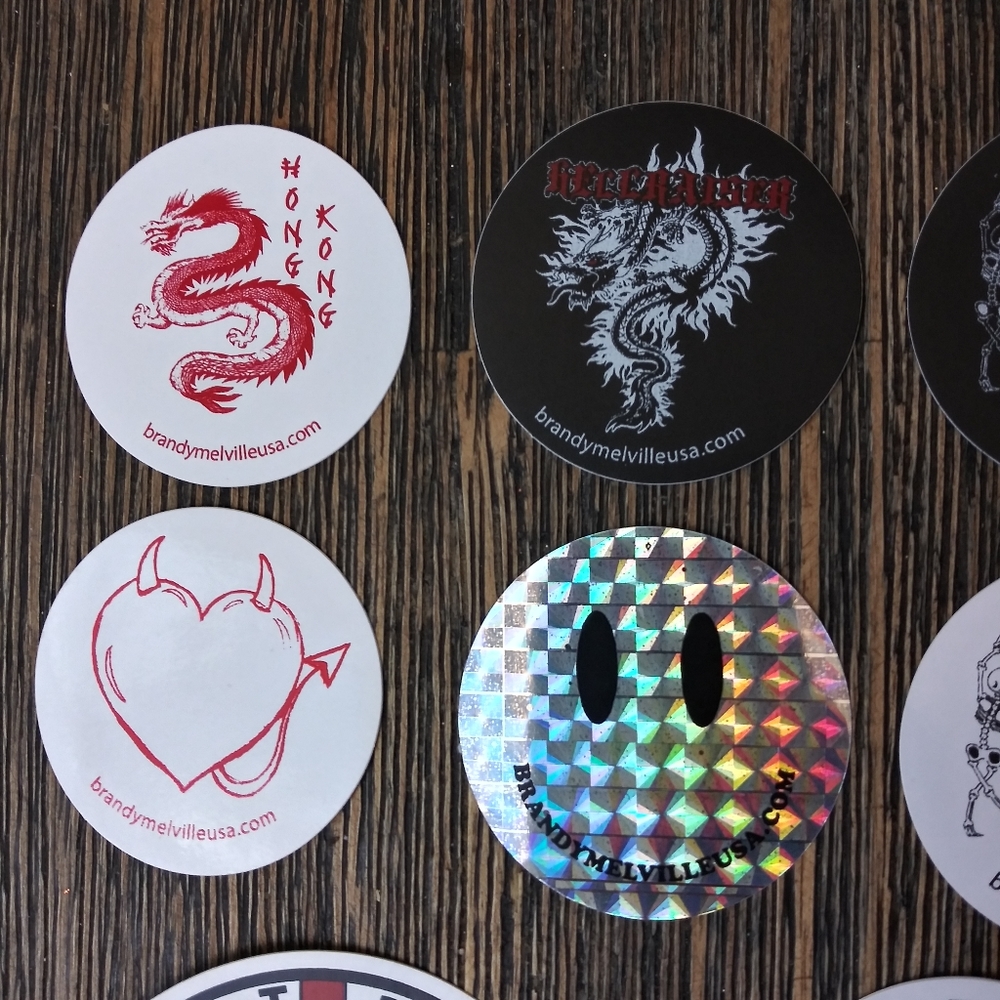 12 pc Brandy Melville Sticker Collection Newport - Picture 2 of 5